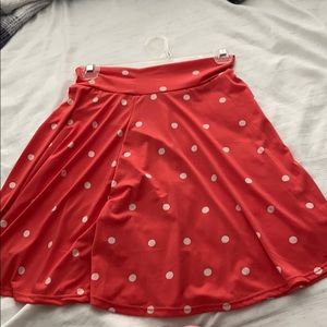 Girls super cute polka dot skirt